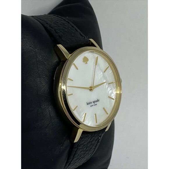 Kate Spade New York Metro 0073 Womens Black Leather Analog Dial Wrist Watch VK90 main image 9
